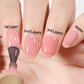 AILLSA Nude Gel Polish packaging with dimensions