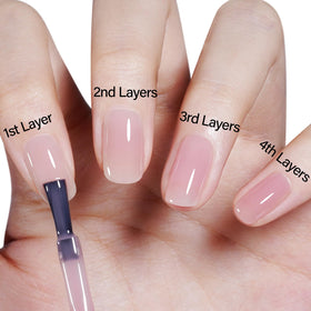 AILLSA Nude Pink Gel Nail Polish packaging