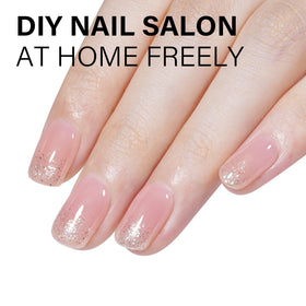AILLSA Nude Pink Gel Nail Polish with brush