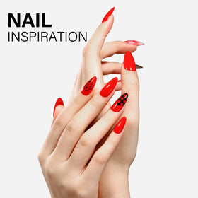 AILLSA Ruby Red Gel Nail Polish brush and bottle