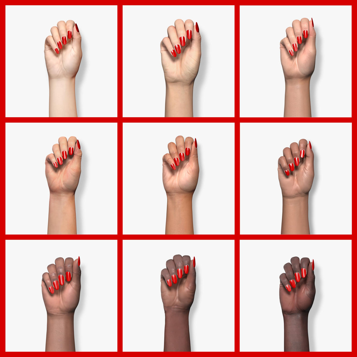 AILLSA Ruby Red Gel Nail Polish packaging