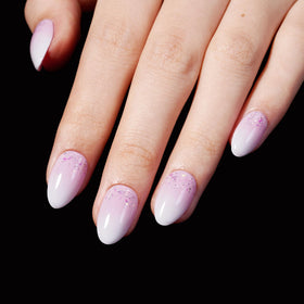 AILLSA Short Almond Nail Tips matte finish