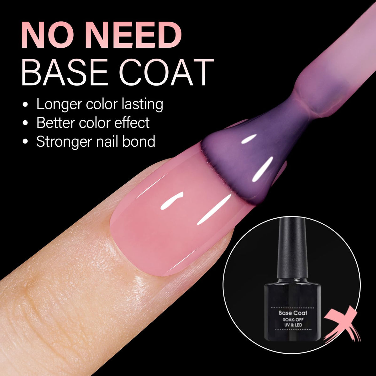 AILLSA Short Coffin Nail Tips in various sizes