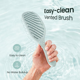 AIMIKE Detangler Hair Brush hollow back design for easy cleaning