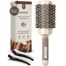 AIMIKE Round Hair Brush 2.1 Inch Barrel front view
