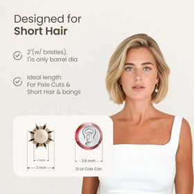 AIMIKE Round Hair Brush with ergonomic handle