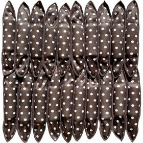 Aimin Hair Heatless Curlers black foam rollers set front view