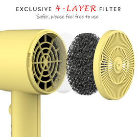 Aina Diffuser Hair Dryer with concentrator attachment