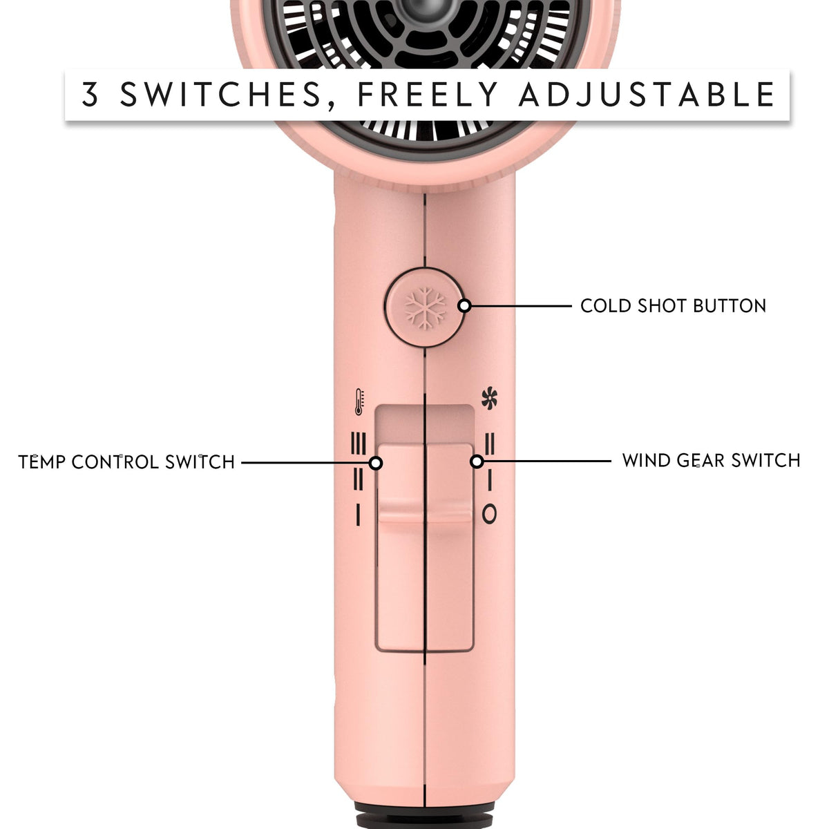 Aina Hair Dryer controls and features