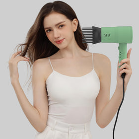 Aina Hair Dryer packaging with accessories