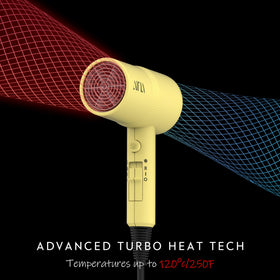 Aina Hair Dryer with diffuser attachment for volumizing