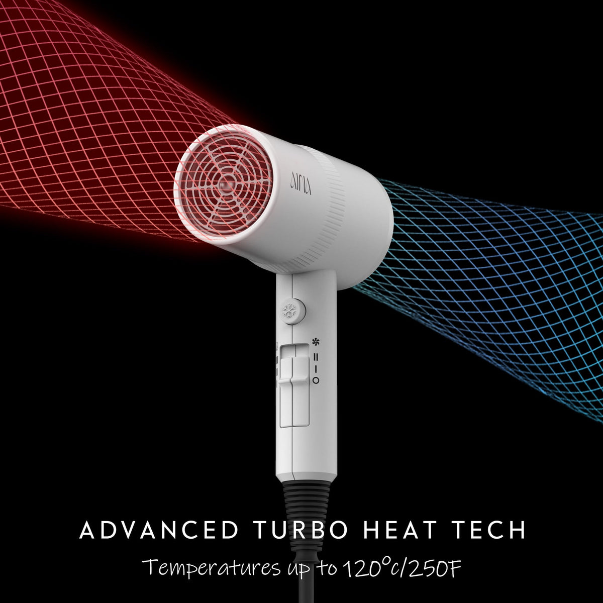 Aina Hair Dryer with volumizing finger diffuser