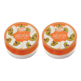 Airspun Loose Face Powder translucent pack of 2 front view