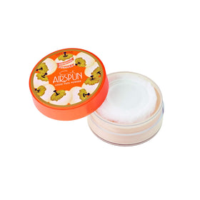 Airspun Loose Face Powder translucent round canister with puff