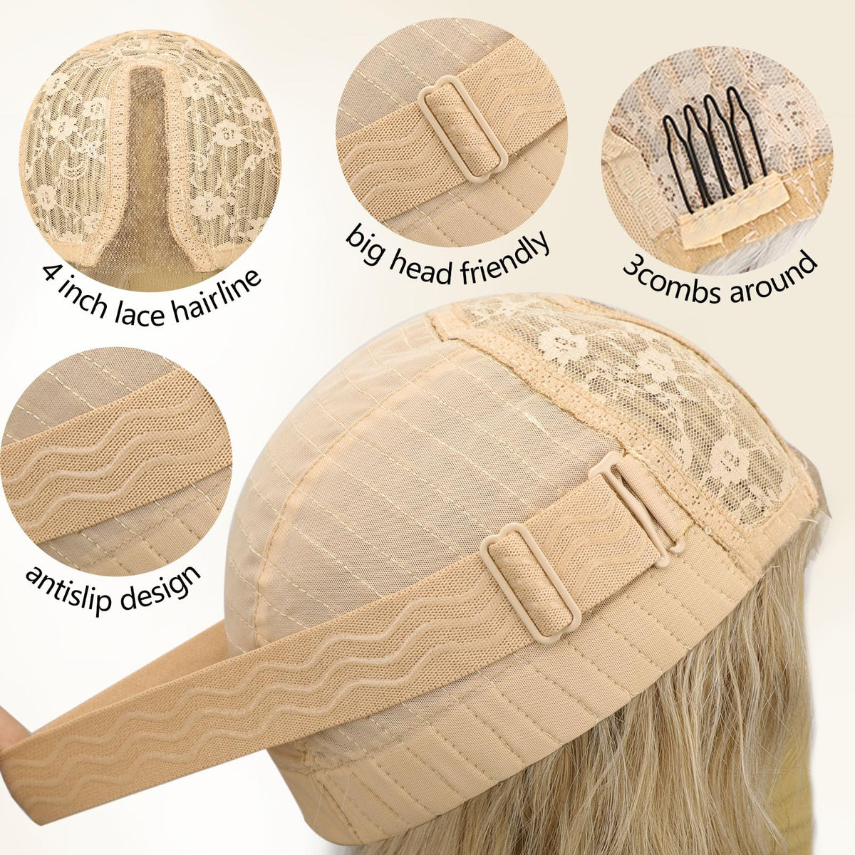 AISI HAIR 26 Inch blonde highlight wig packaging