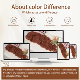 AISI HAIR Auburn Wig adjustment straps detail