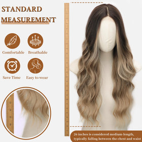 AISI HAIR Dirty Blonde Wig cap design showing adjustable straps