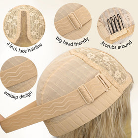 AISI HAIR Light Pink Wig packaging and care instructions