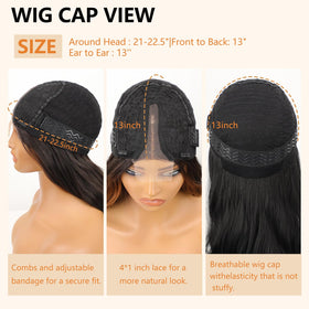 AISI HAIR Pink Wig packaging with clear instructions