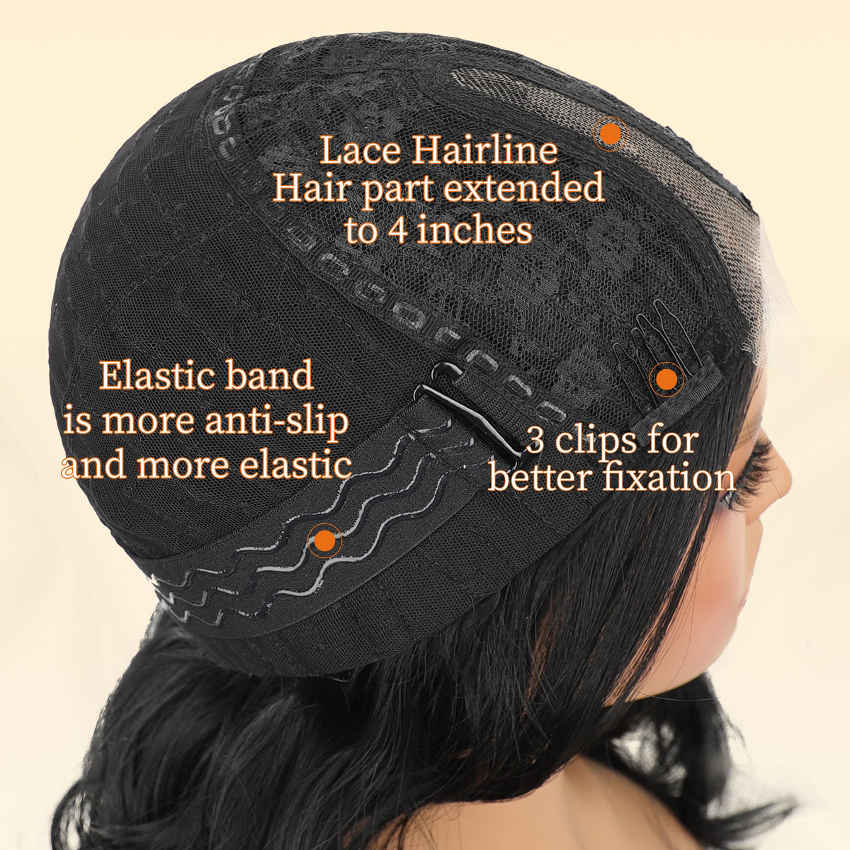 AISI HAIR wig packaging details