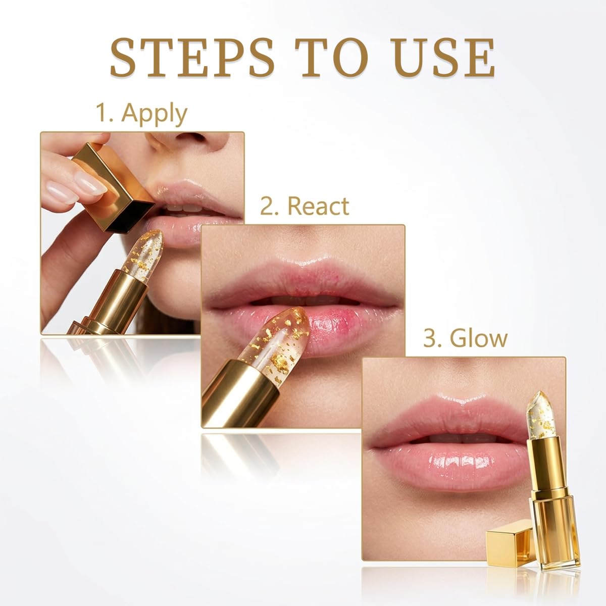 Aiwejay Lipstick 2 Pack lightweight texture demonstration