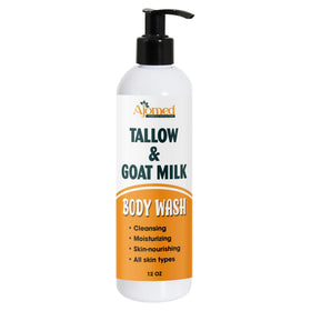 AJOMED COSMETICS Tallow & Goat Milk Body Wash 12 oz front view