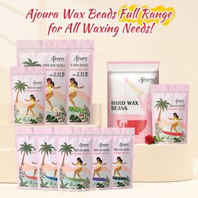 Ajoura hard wax beads with coconut oil ingredient