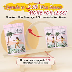 Ajoura wax beads packaging showing product details