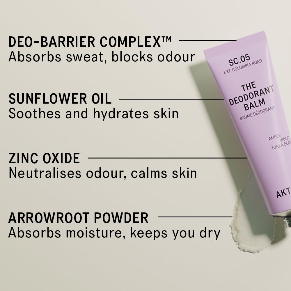 AKT Deodorant Balm application on skin