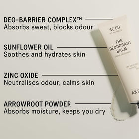 AKT Deodorant Balm No Notes 50mL in lifestyle setting