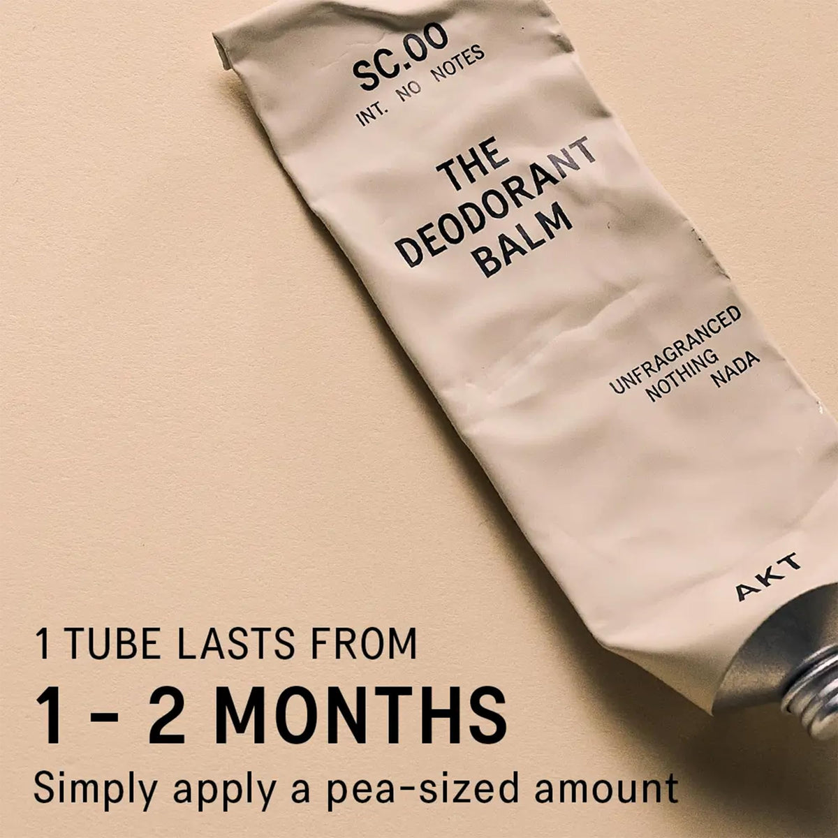 AKT Deodorant Balm SC.00 application on skin