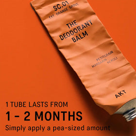 AKT Deodorant Balm SC.01 Orange Grove application on skin
