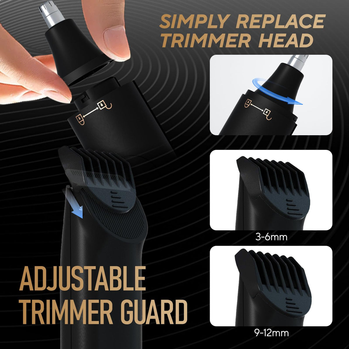 Akunbem trimmer packaging and contents