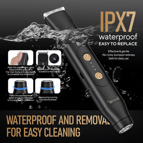 Akunbem trimmer waterproof feature demonstration