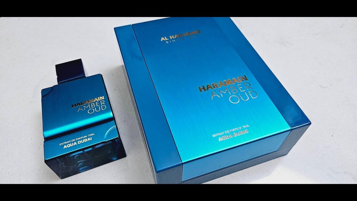Al Haramain Amber Oud Aqua Dubai lifestyle scene
