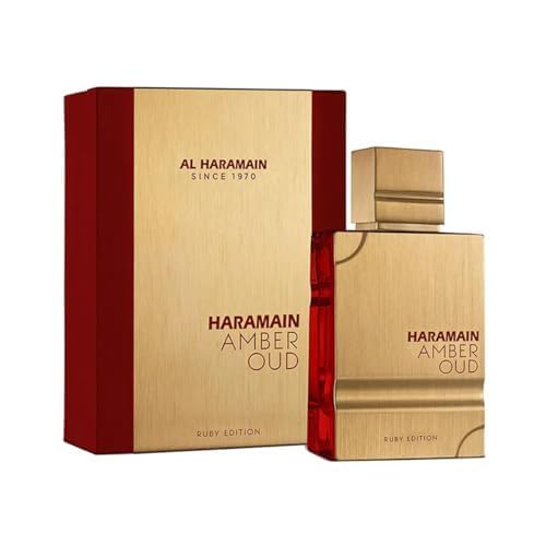 Al Haramain Amber Oud Ruby Edition Eau De Parfum 60ml bottle close-up