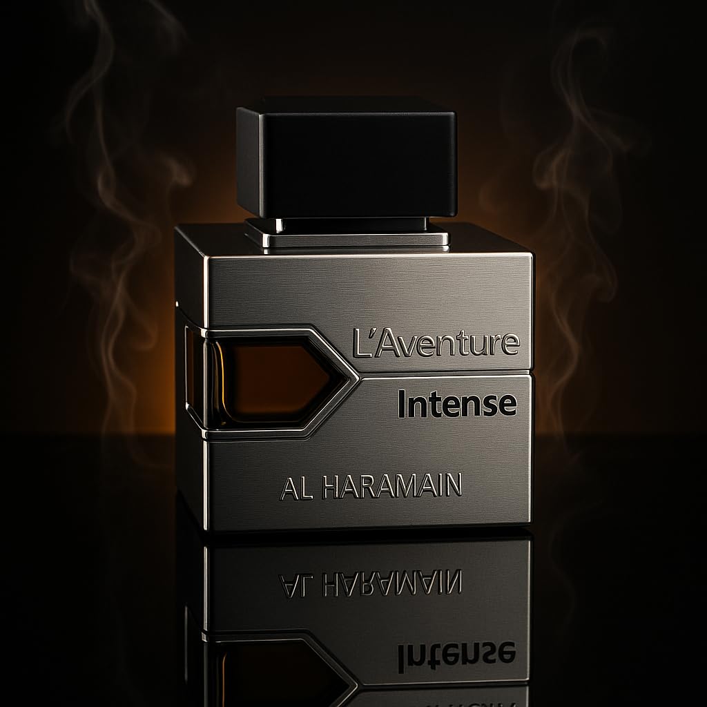 Al Haramain L'Aventure Intense Eau de Parfum packaging
