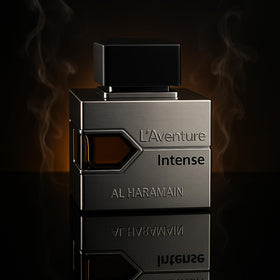 Al Haramain L'Aventure Intense Eau de Parfum packaging