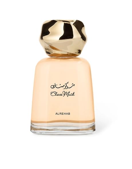 Al-Rehab Choco Musk Eau De Parfum Spray 3.4 oz bottle with packaging