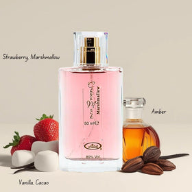 Al-Rehab Choco Musk Marshmallow Body Mist 250ml bottle