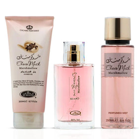 Al-Rehab Choco Musk Marshmallow Shower Gel 200ml packaging