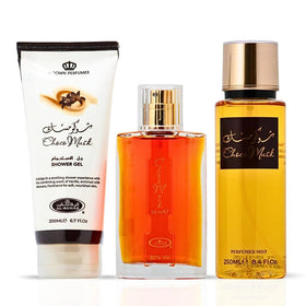 Al-Rehab Choco Musk Shower Gel 200ml bottle with packaging