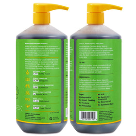 Alaffia Everyday Coconut Body Wash back view