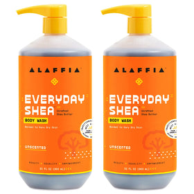 Alaffia Everyday Shea Body Wash Unscented 32 Oz front view