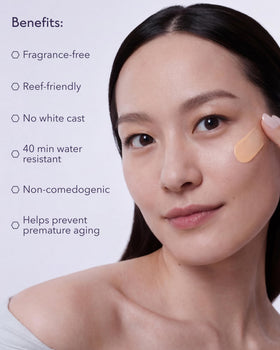 ALASTIN Skincare HydraTint Pro Mineral Tinted Sunscreen SPF 36 in lifestyle setting