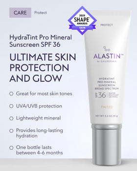 ALASTIN Skincare HydraTint Pro Mineral Tinted Sunscreen SPF 36 side view