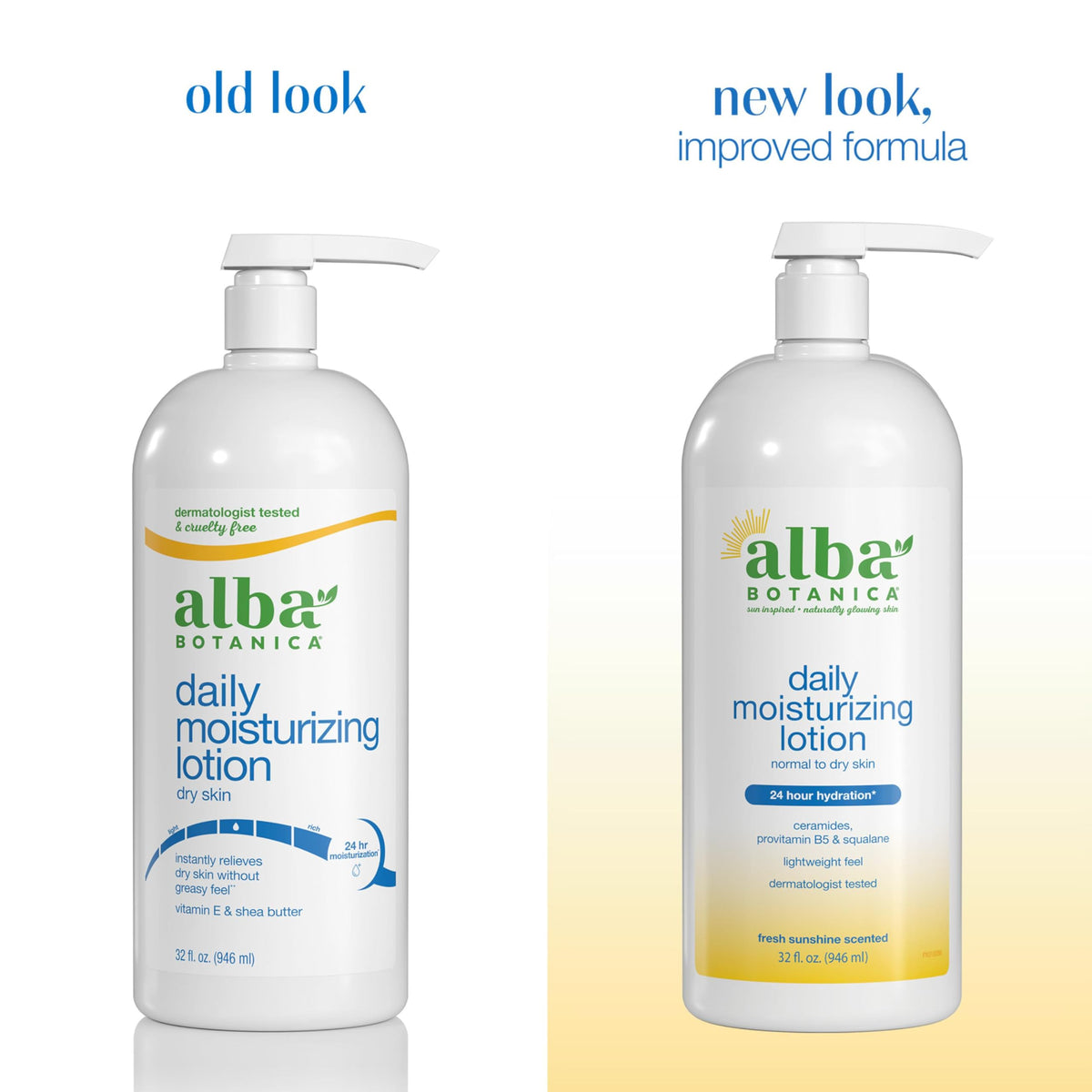 Alba Botanica Hydrating Moisturizing Lotion label close-up