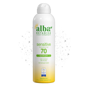 Alba Botanica Sensitive Sunscreen Spray SPF 70 front view