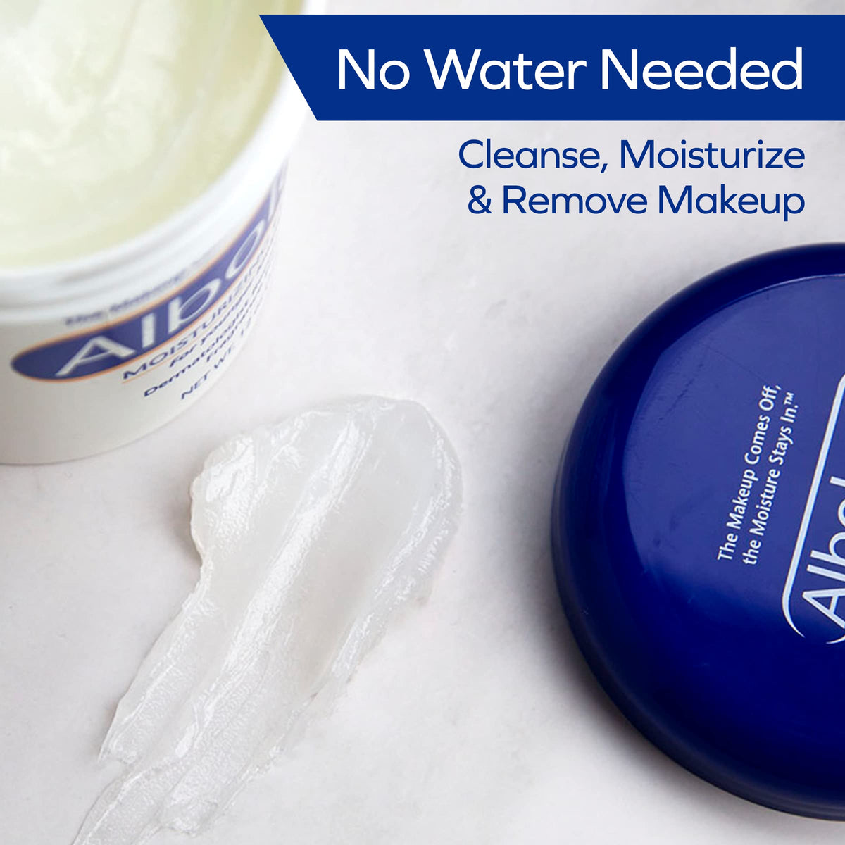 Albolene Moisturizing Cleanser back view with ingredients