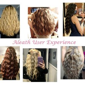 Aleath curling wand showing dual voltage feature